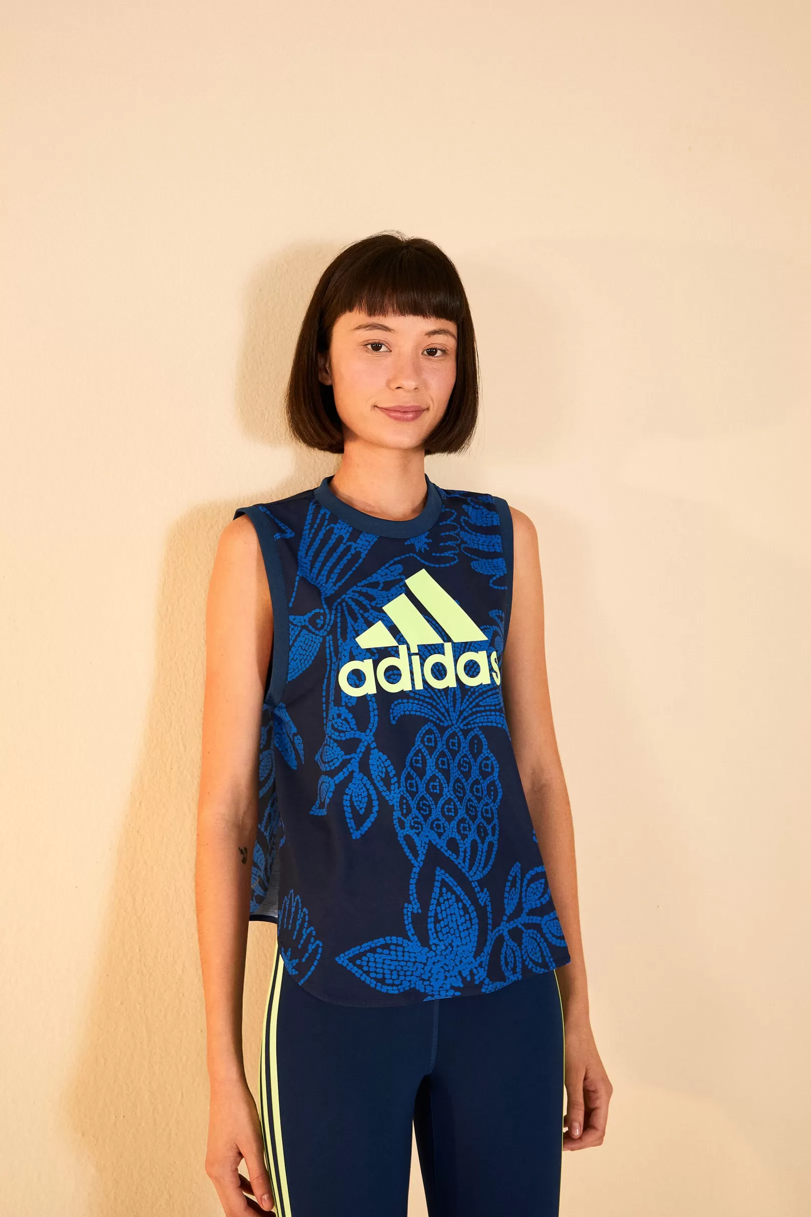 FARM Rio  ADIDAS FARM TANK TOP BLUE Fashion