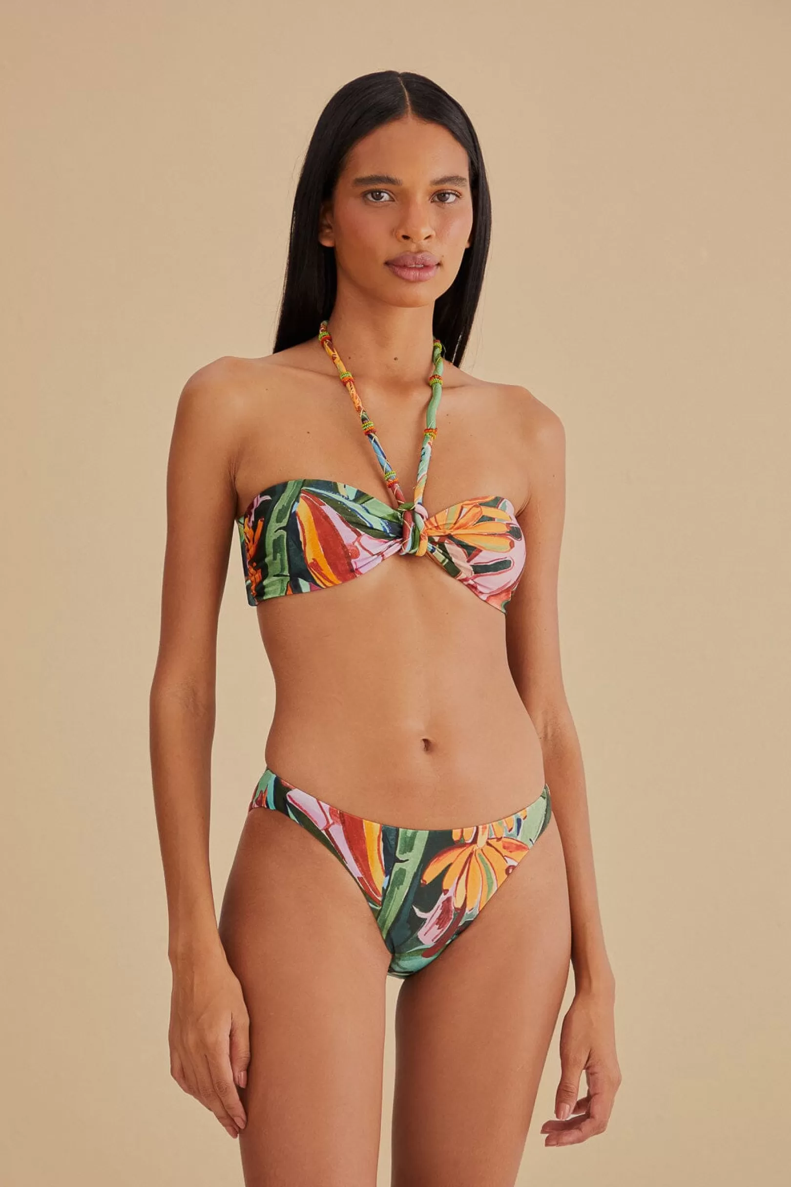 FARM Rio  BANANA FOLIAGE BIKINI TOP Shop