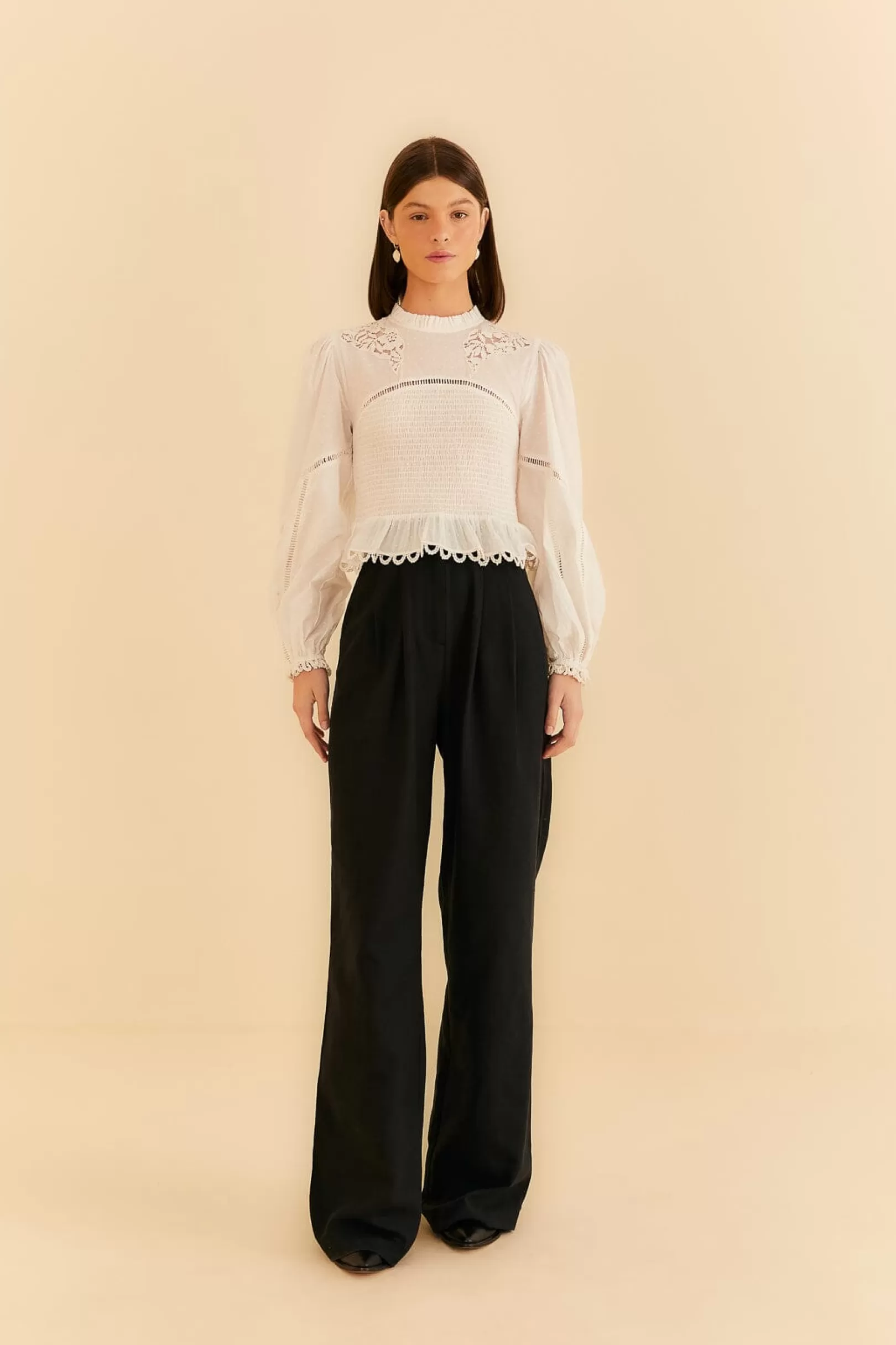 FARM Rio  BLACK LOW WAISTED PANTS Best