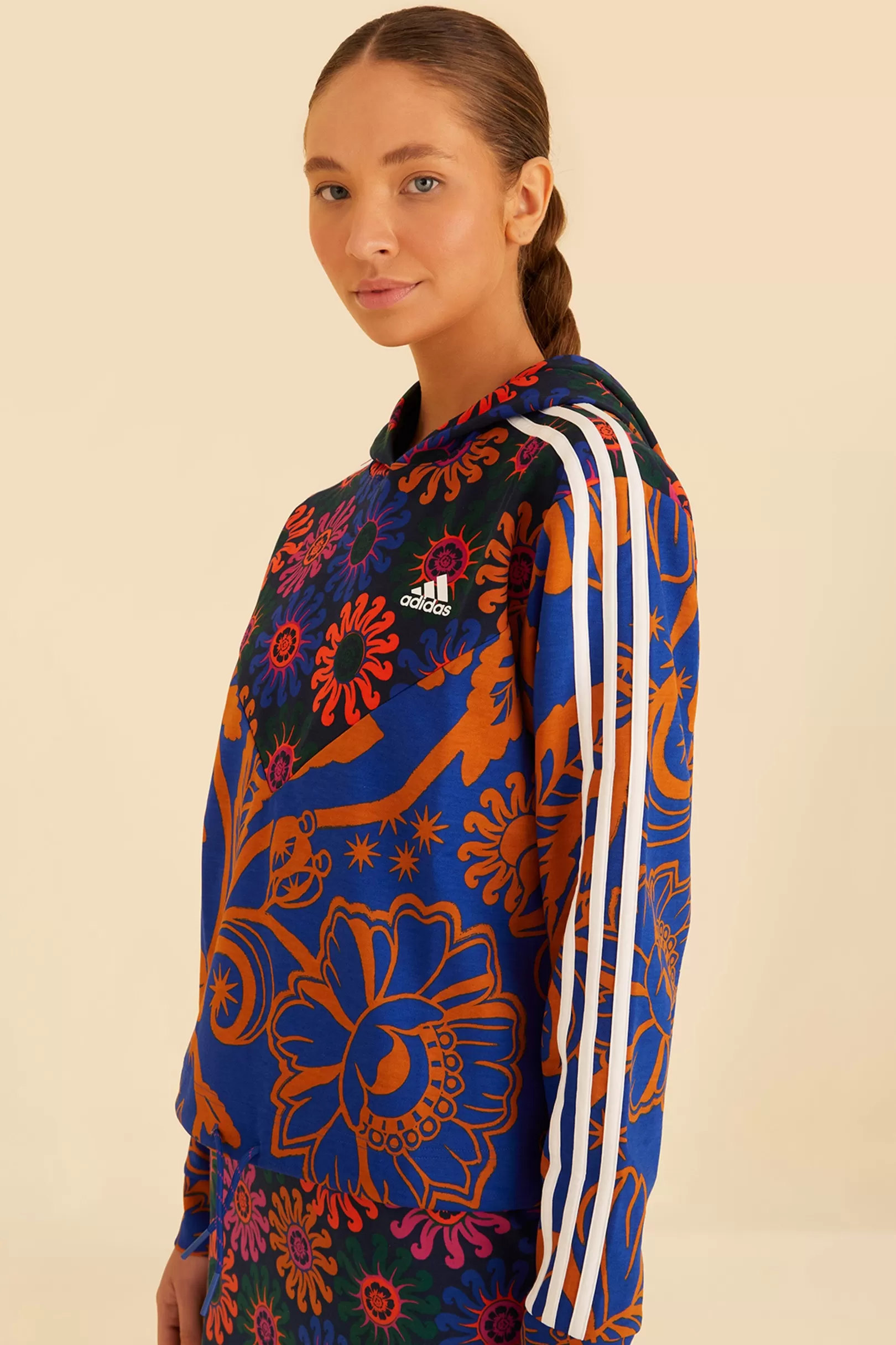 FARM Rio  BLUE ADIDAS FARM HOODIE Fashion