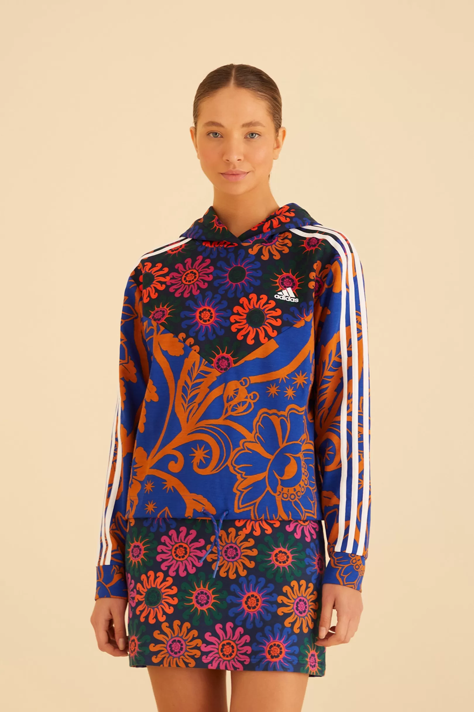 FARM Rio  BLUE ADIDAS FARM HOODIE Fashion