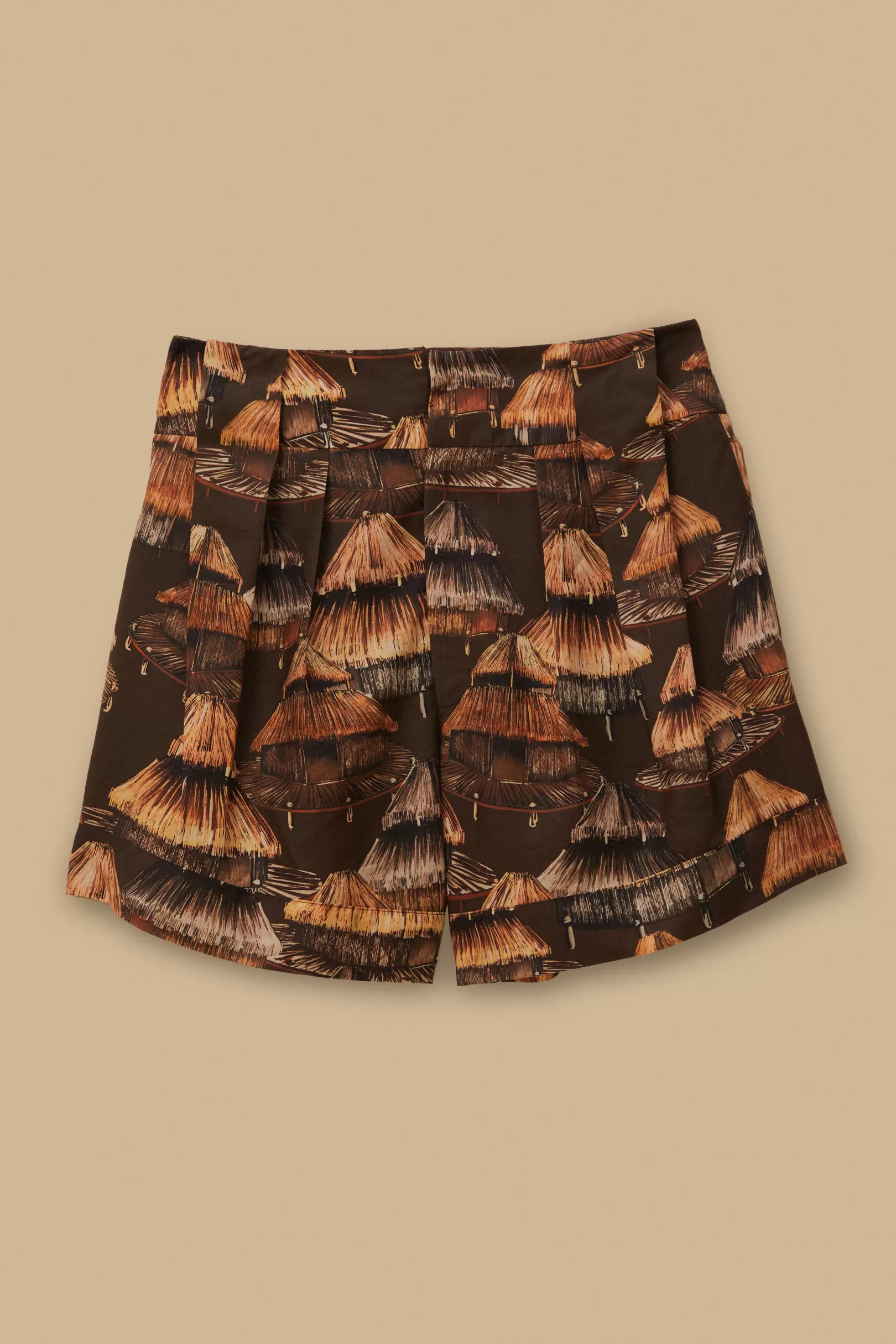 FARM Rio  BROWN SHUHU SHORT Fashion