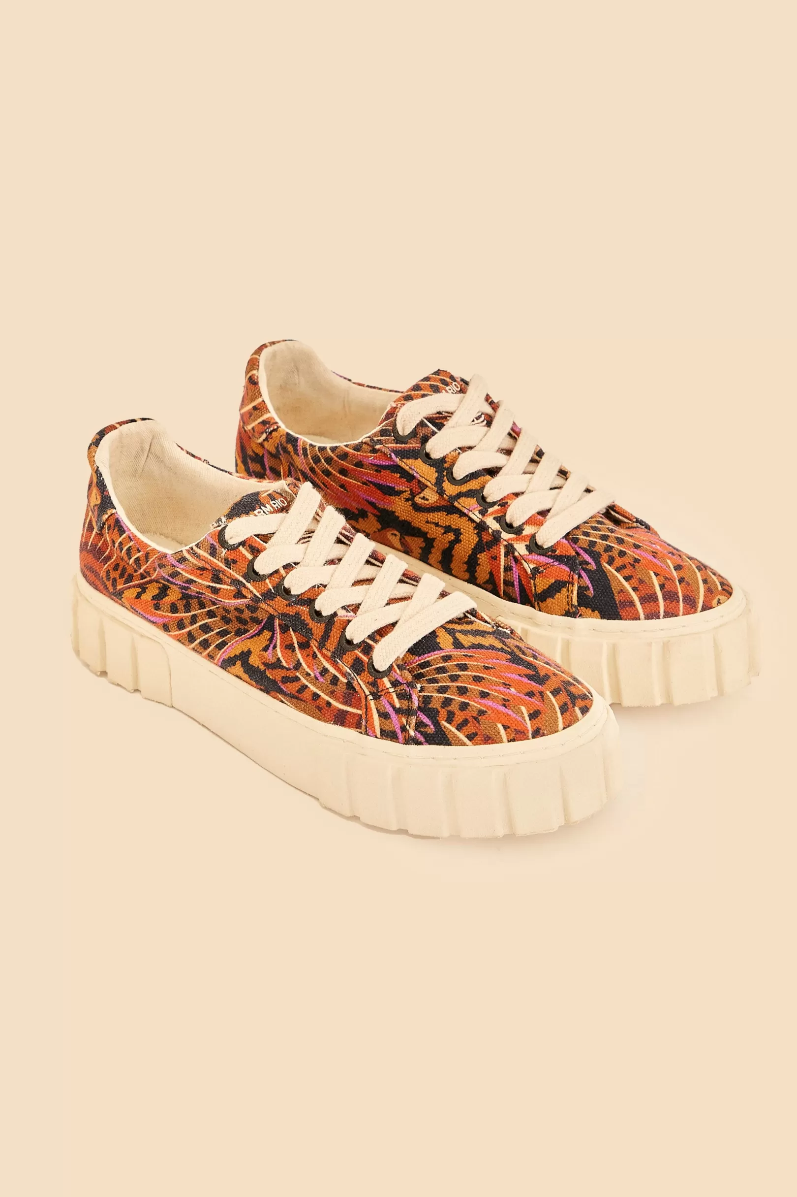 FARM Rio  CARAMEL MACAWMOUFLAGE FLATFORM SNEAKER Sale