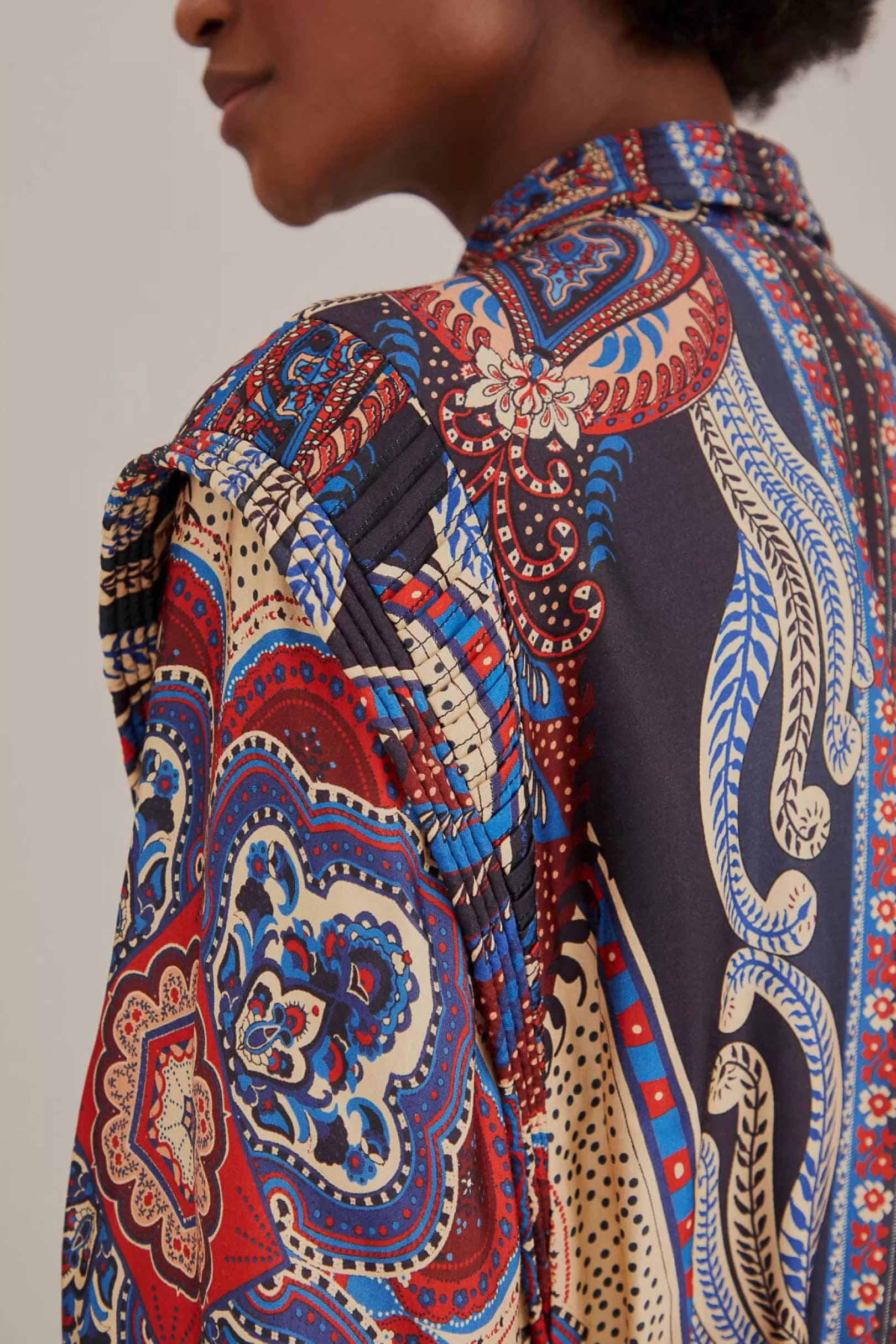 FARM Rio  MULTICOLOR ENERGY SCARF CUT-OUT MAXI DRESS Hot