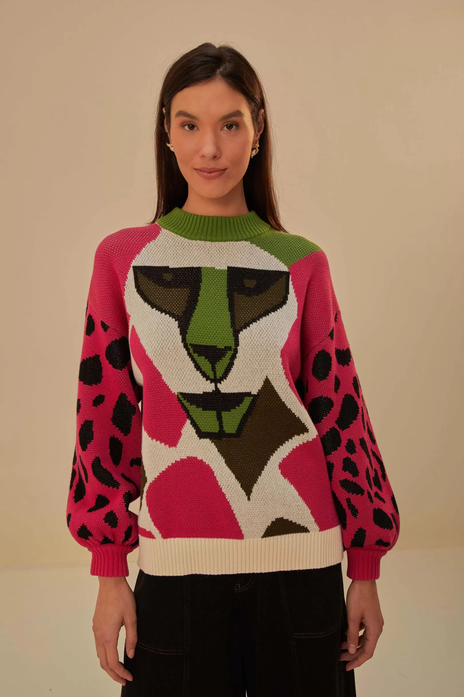 FARM Rio  ONCA KAMBOZISTICA KNIT SWEATER Store