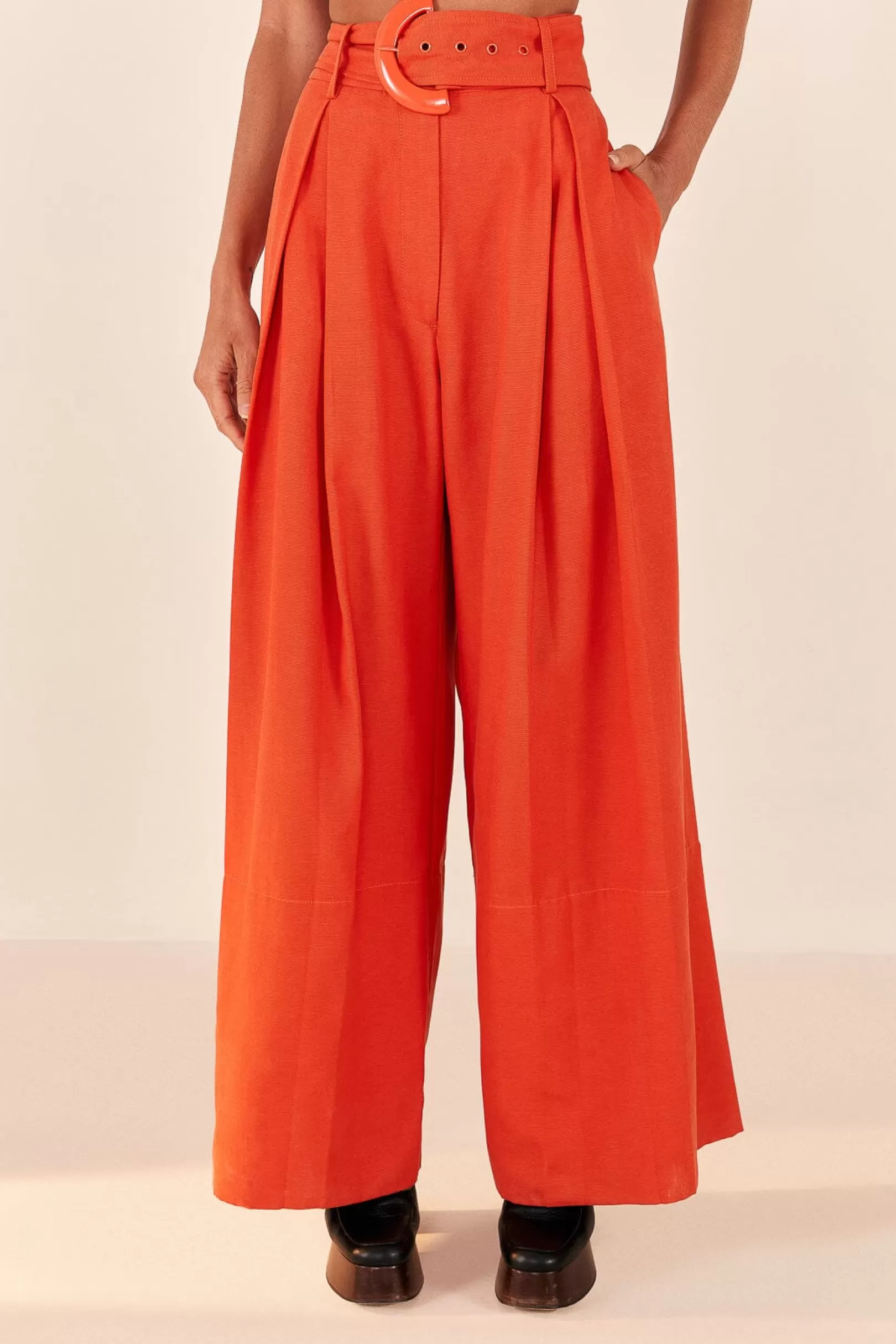 FARM Rio  ORANGE TAILORED PANTS Outlet