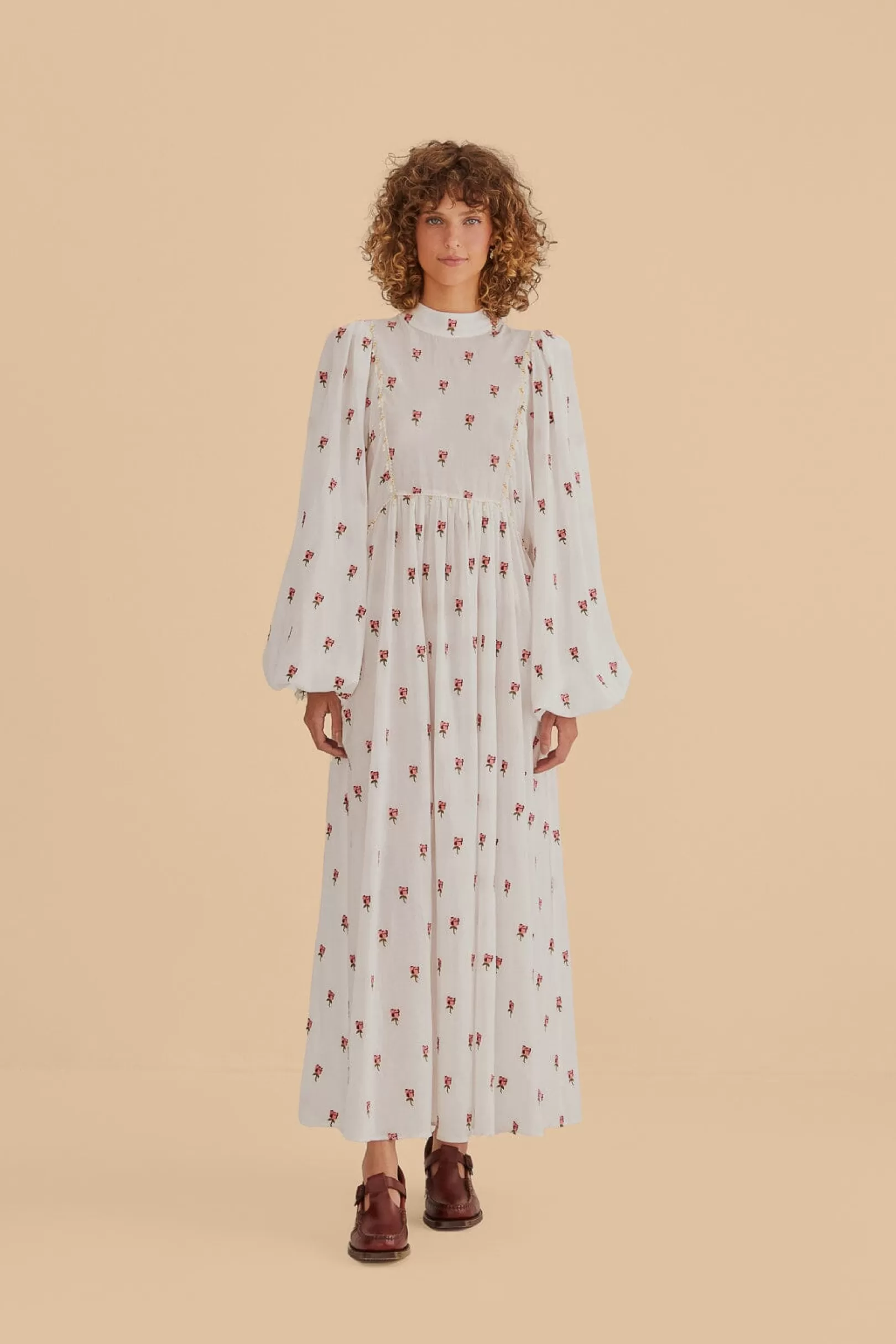 FARM Rio  ROSE EMBROIDERED MAXI DRESS Online