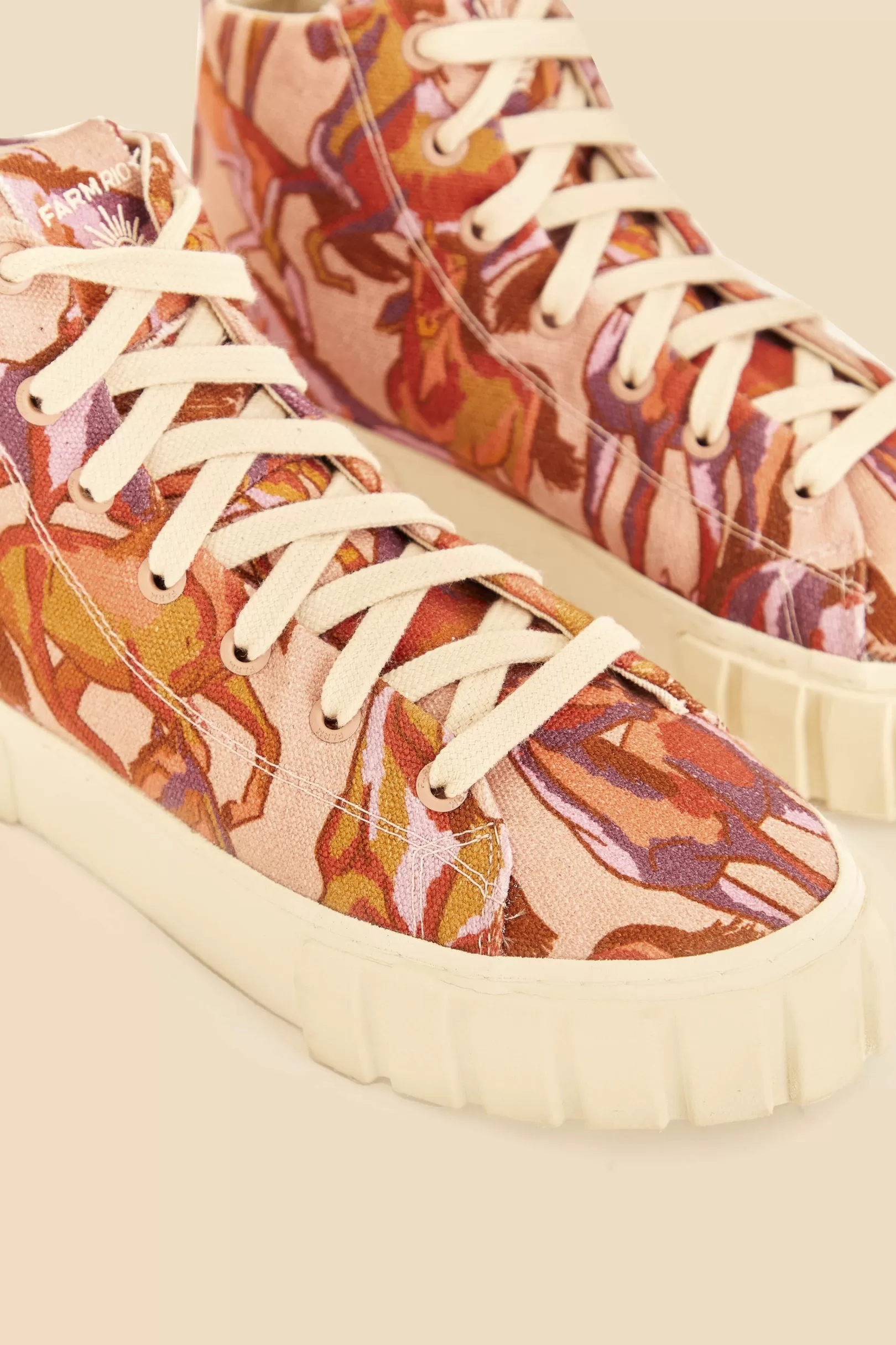 FARM Rio  ROSE WILD HORSES FLATFORM SNEAKER Online