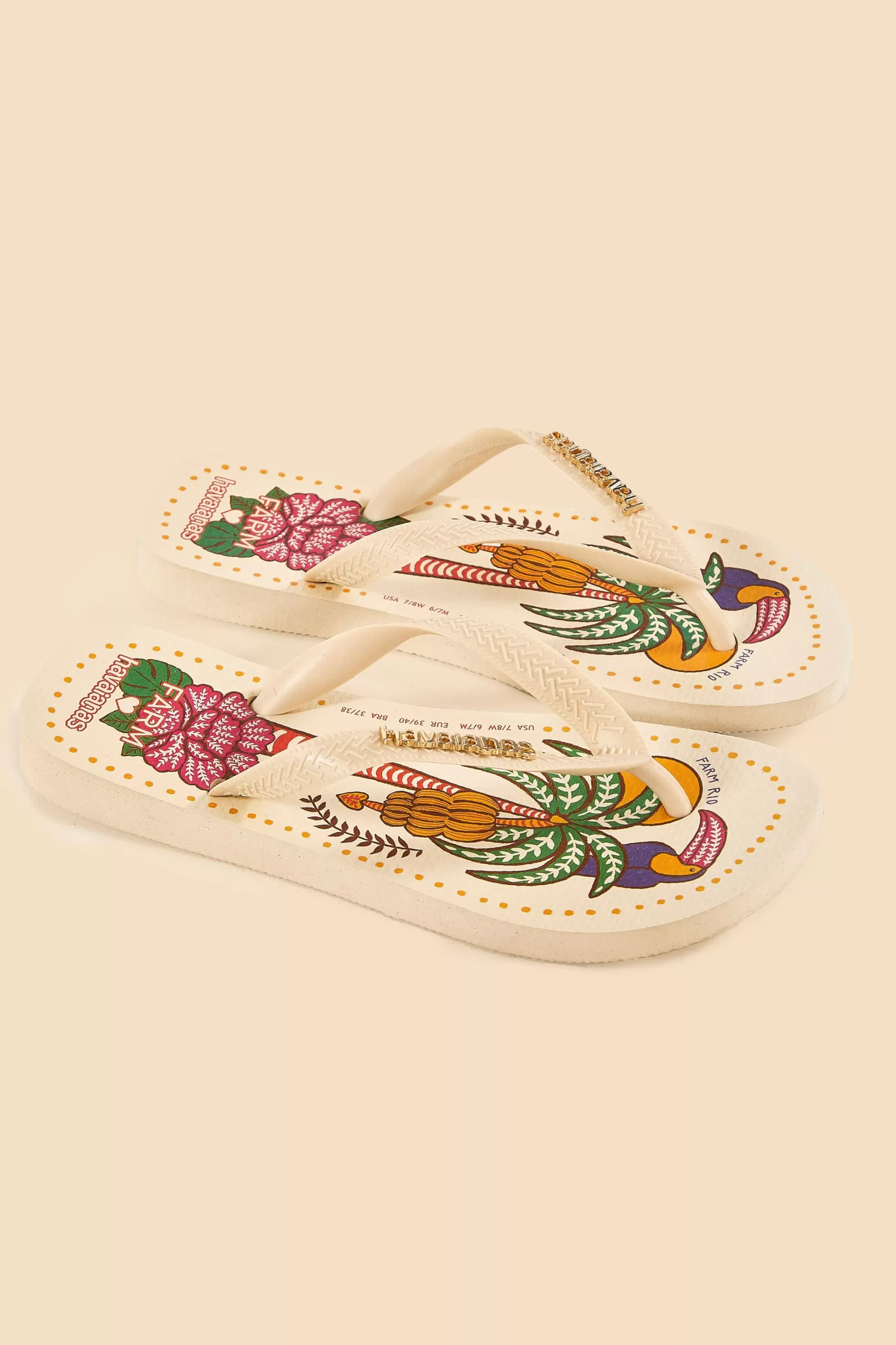 FARM Rio  SUMMER SUNRISE HAVAIANAS SANDALS Fashion