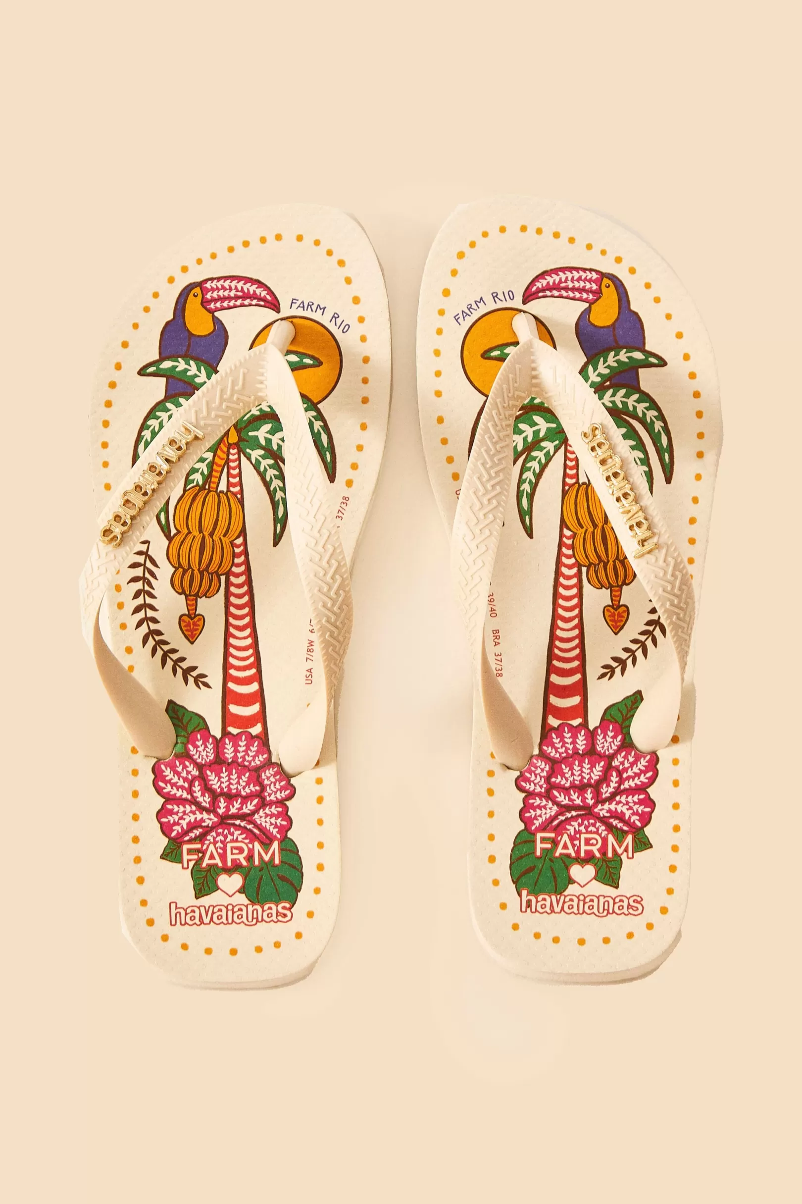 FARM Rio  SUMMER SUNRISE HAVAIANAS SANDALS Fashion