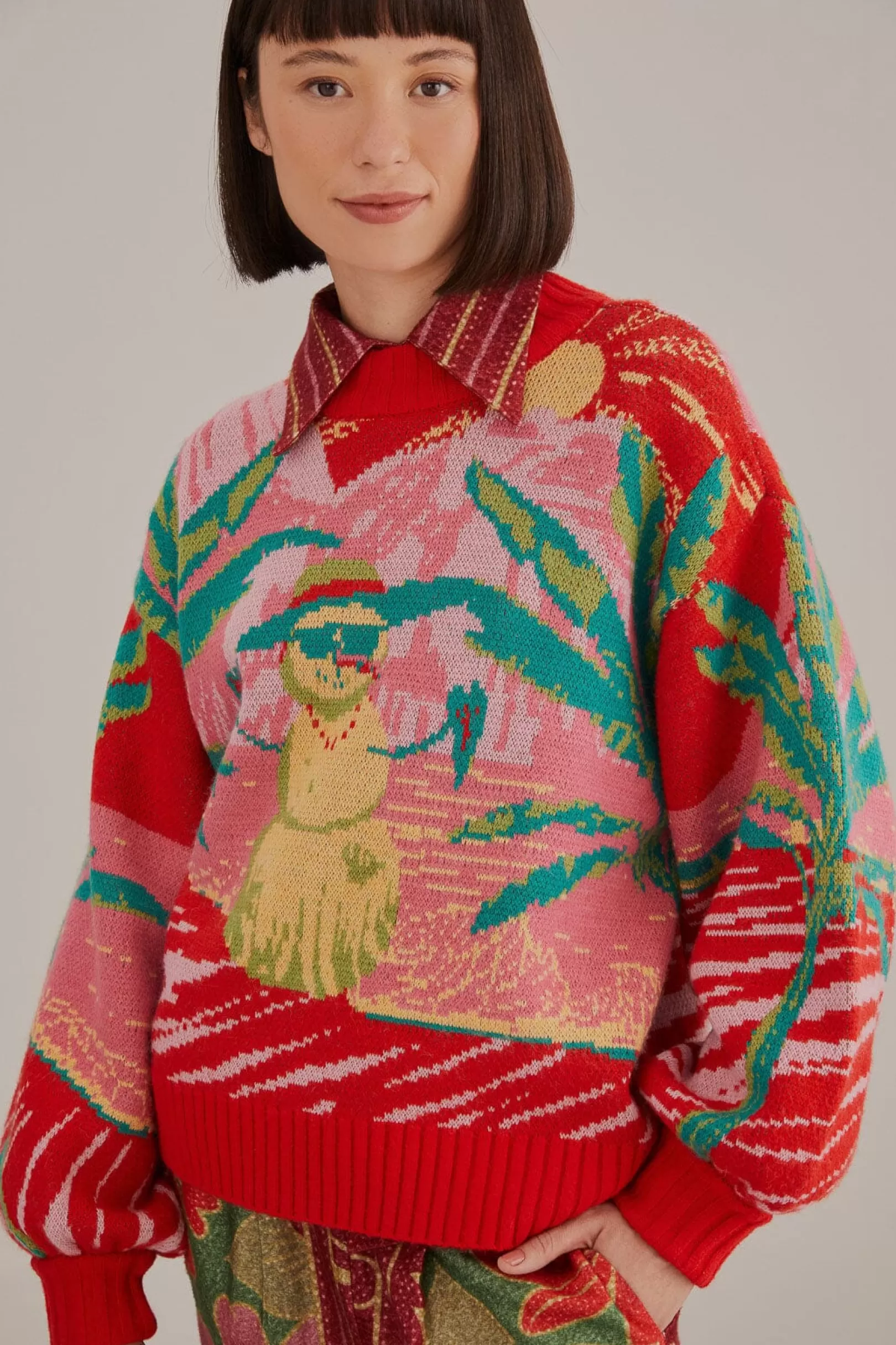 FARM Rio  SUNNY CHRISTMAS SWEATER Shop