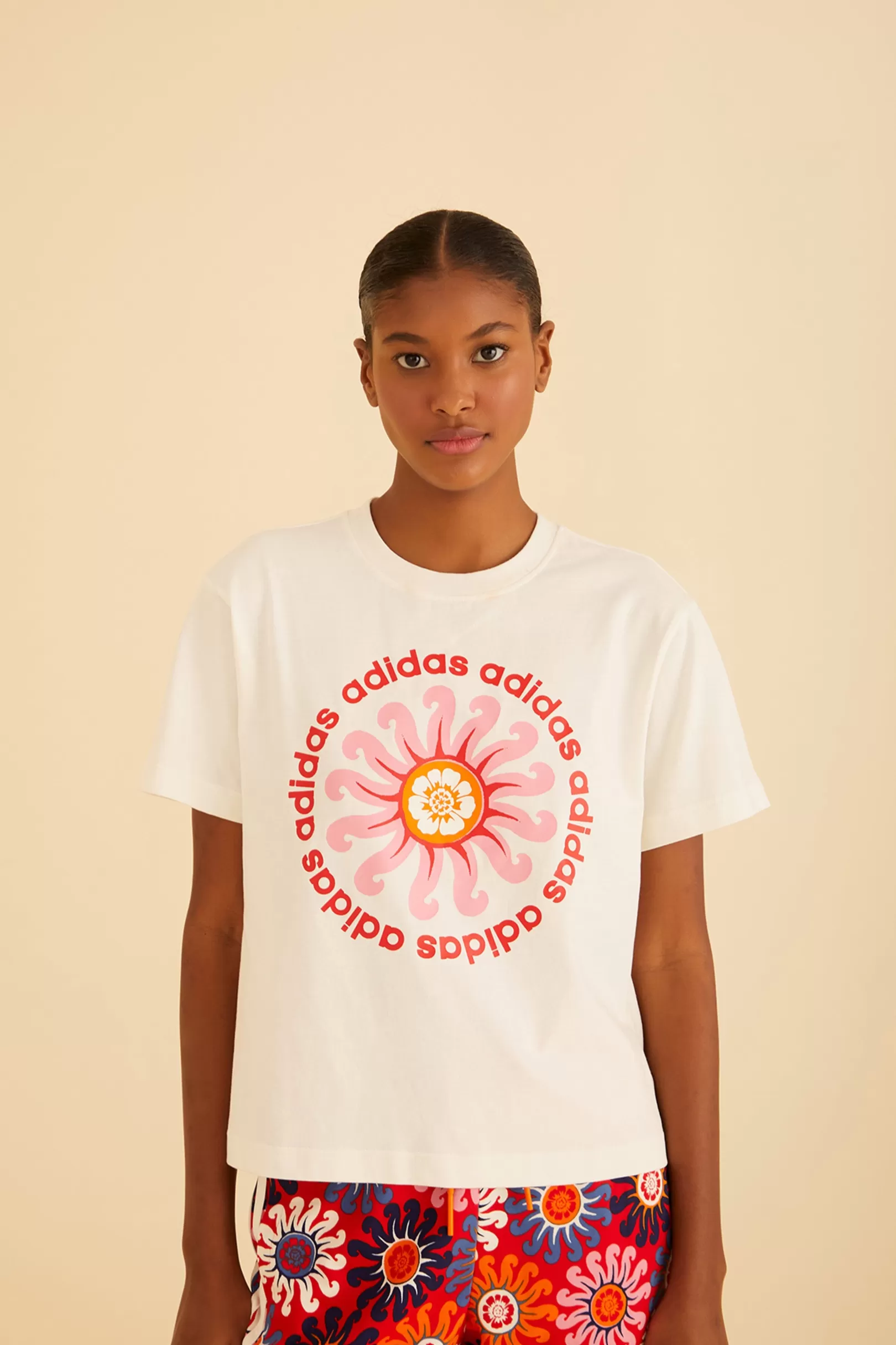 FARM Rio  WHITE ADIDAS FARM GFX TEE Hot